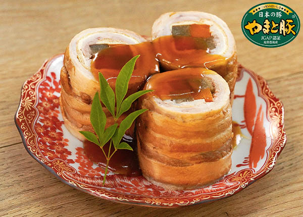 やまと豚八幡巻き